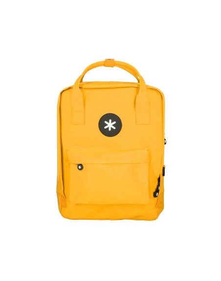 Cartera antartik mochila 2 asas y bolsillos exteriores mostaza 300x115x390 mm