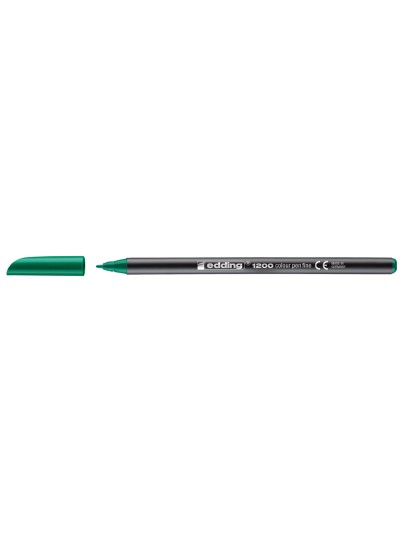 Rotulador edding punta fibra 1200 verde n.4 punta redonda 0.5 mm