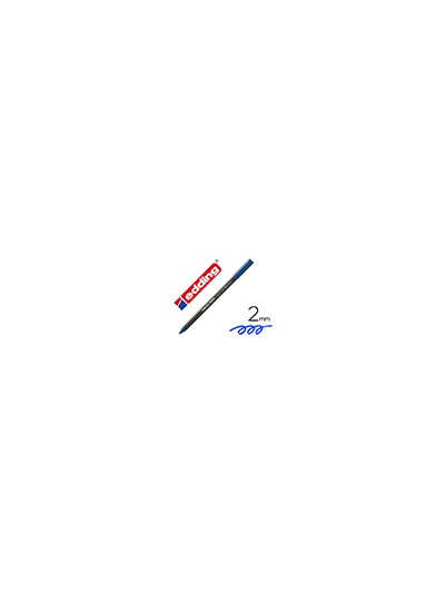 Rotulador edding punta fibra 1300 azul punta redonda 2 mm