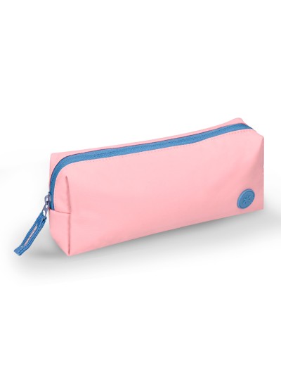 Estuche portatodo antartik 1 compartimento compañero de mochila teens rosa 80 x 55 x 210 mm