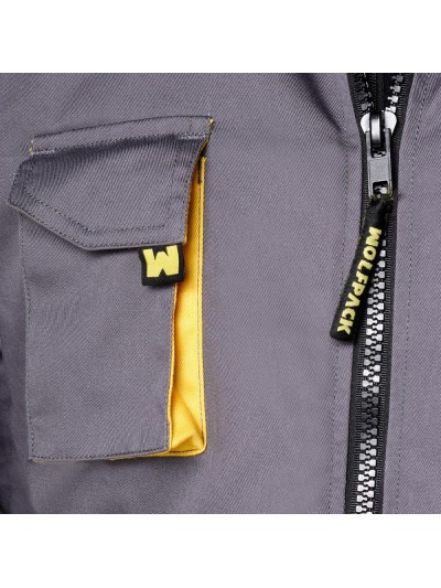 Chaqueta de Trabajo Gris/Amarillo Talla 46/48    S