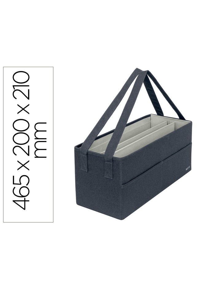 Bolsa de trabajo leitz tela gris 465x200x210 mm Bolsa de trabajo leitz tela gris 465x200x210 mm