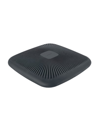 Cojin de asiento leitz ergo active wobble gris oscuro 55x360x360 mm