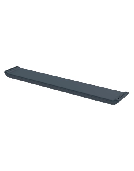 Reposamuñecas leitz ergo para teclado ajustable gris oscuro