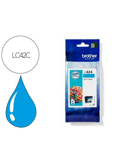 Ink-jet brother lc424c dcp-1200w cian 750 paginas