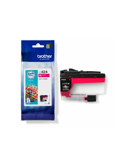 Ink-jet brother lc424 dcp-1200w magenta 750 paginas