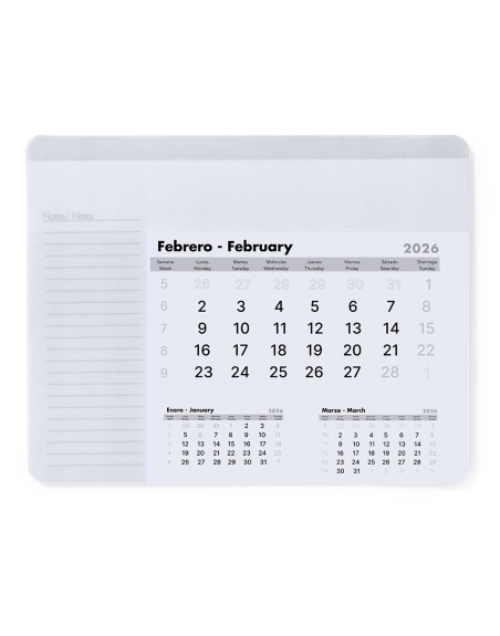 Alfombrilla Calendario Rendux