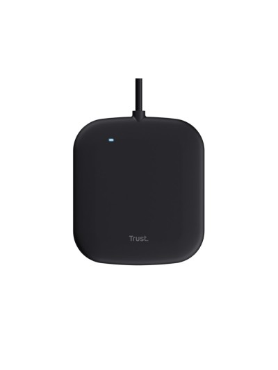 Lector de tarjetas inteligentes trust ceto sin contacto usb-a color negro