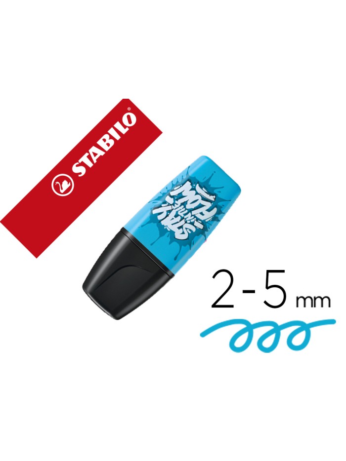Rotulador stabilo boss mini fluorescente by snooze one azul Rotulador stabilo boss mini fluorescente by snooze one azul
