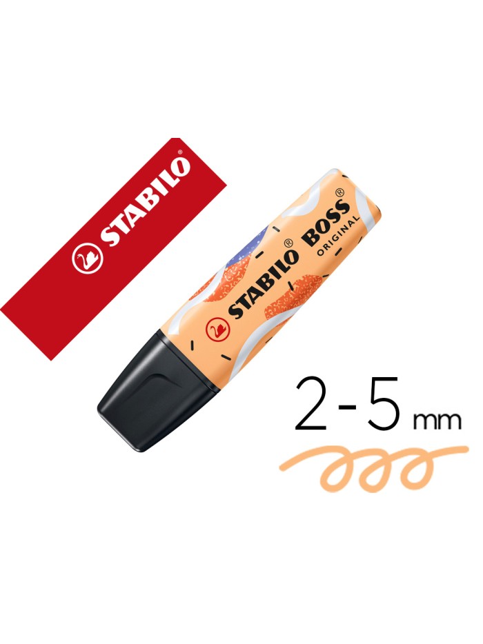 Rotulador stabilo boss fluorescente original pastel by ju schnee naranja palido Rotulador stabilo boss fluorescente original pastel by ju schnee naranja palido