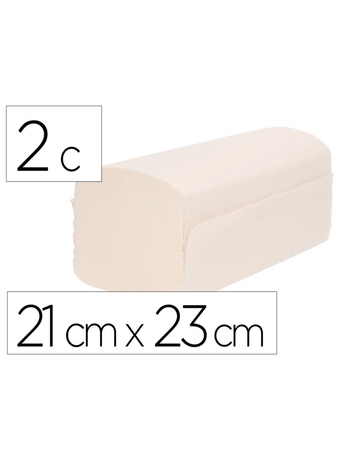 Toalla secamanos bunzl greensource celulosa blanca plegado en v 2 capas 21x23 cm caja de 20 paquetes de 200 Toalla secamanos bunzl greensource celulosa blanca plegado en v 2 capas 21x23 cm caja de 20 paquetes de 200