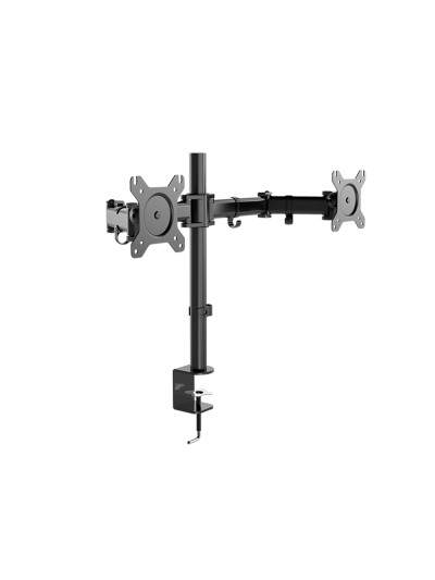 Soporte nox para monitor lite stand 13/'/27/' dual vesa altura maxima 600 mm hasta 8 kg color negro