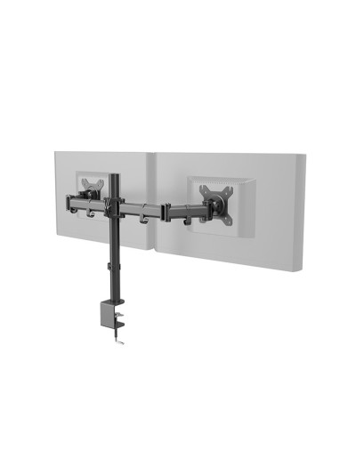 Soporte nox para monitor lite stand 13/'/27/' dual vesa altura maxima 600 mm hasta 8 kg color negro