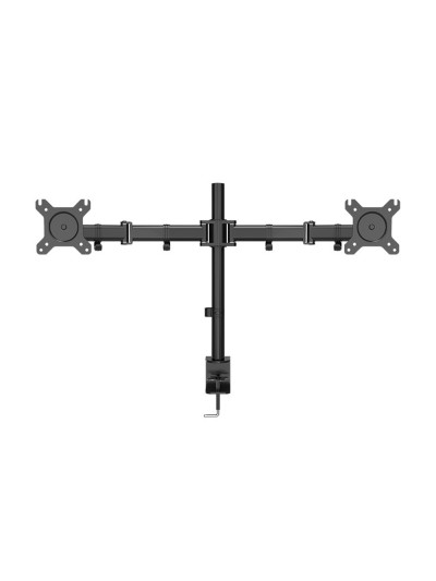 Soporte nox para monitor lite stand 13/'/27/' dual vesa altura maxima 600 mm hasta 8 kg color negro