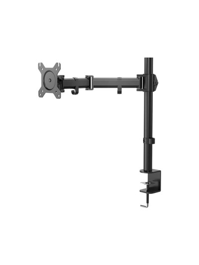 Soporte nox para monitor 13/'/27/' compatible con vesa 75/100 altura maxima 600 mm hasta 8 kg color negro