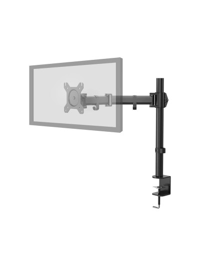 Soporte nox para monitor 13/'/27/' compatible con vesa 75/100 altura maxima 600 mm hasta 8 kg color negro