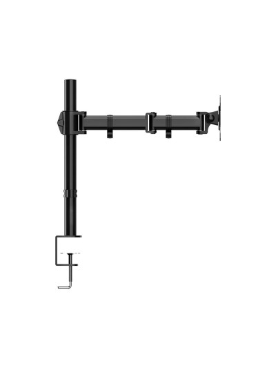 Soporte nox para monitor 13/'/27/' compatible con vesa 75/100 altura maxima 600 mm hasta 8 kg color negro
