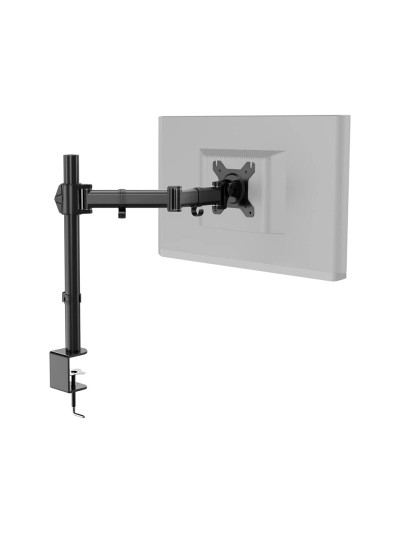 Soporte nox para monitor 13/'/27/' compatible con vesa 75/100 altura maxima 600 mm hasta 8 kg color negro