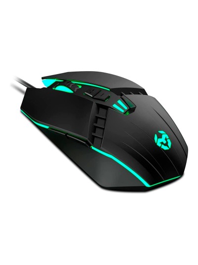 Raton krom kalax gaming optico 800-3200 dpi 7 botones colores led