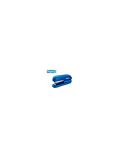 Grapadora rapid f5 mini plastico capacidad de grapado 10 hojas usa grapas n 10 color azul