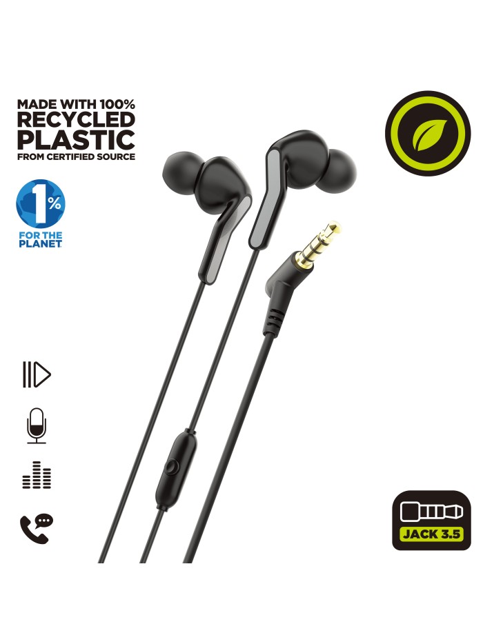 Auriculares muvit e57 negro Auriculares muvit e57 negro