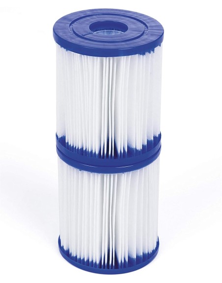 Bestway 58093 - filtro de agua tipo i para depuradora de cartucho 1.249 litros - hora blanco 8 x 8 x 18 cm