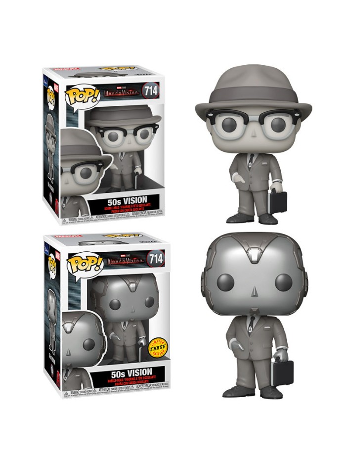 Funko pop marvel wandavision vision 50s b&w chase Funko pop marvel wandavision vision 50s b&w chase