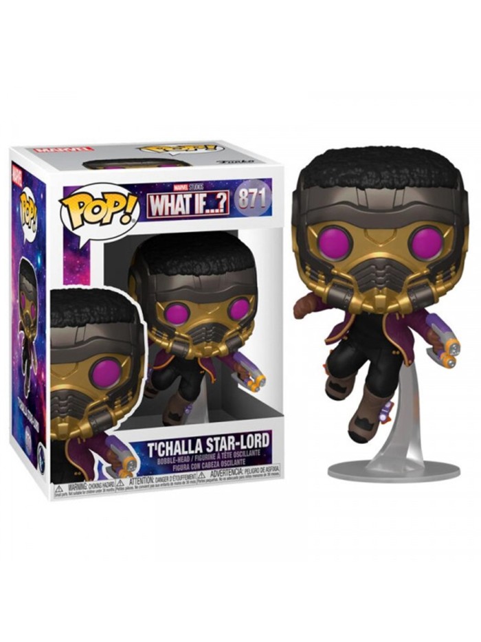 Funko pop marvel what if tchalla star lord 55812 Funko pop marvel what if tchalla star lord 55812