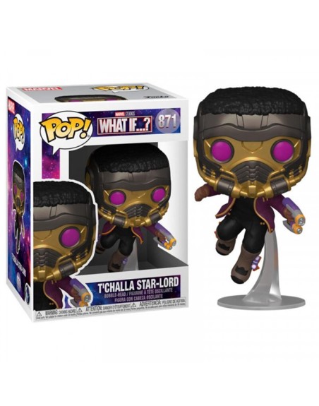 Funko pop marvel what if tchalla star lord 55812