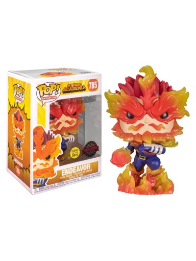 Funko pop my hero academia endeavor brillo en la oscuridad exclusivo 49672