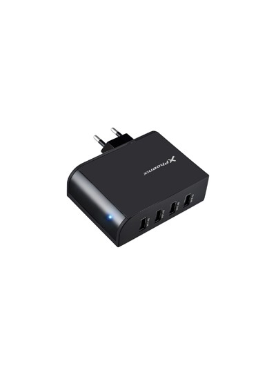 Cargador de pared 5.1v de 4 entradas usb 2.1a