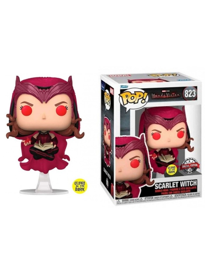 Funko pop marvel wandavision glows scarlet witch 62345 Funko pop marvel wandavision glows scarlet witch 62345