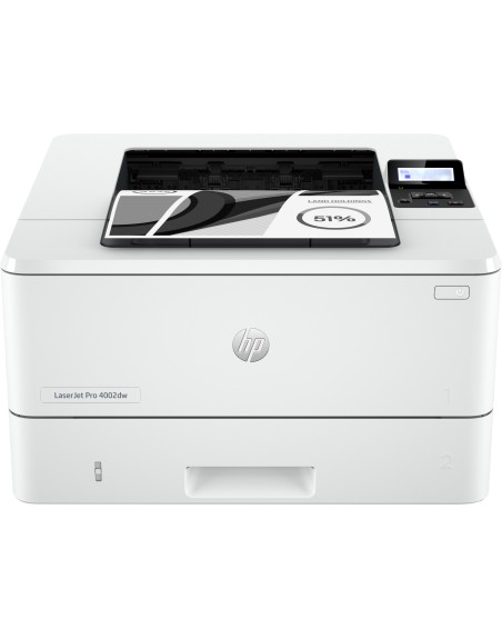 Impresora hp laser monocromo laserjet pro 4002dw a4 - 40ppm - red - duplex - wifi