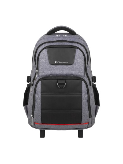 Mochila con ruedas trolley phoenix discovery g para portátil 17 pulgadas gris
