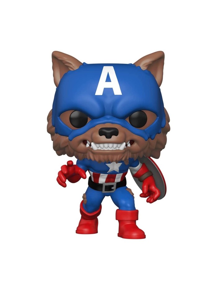 Funko pop marvel capitan america capwolf edicion limitada exclusiva 55506 Funko pop marvel capitan america capwolf edicion limitada exclusiva 55506