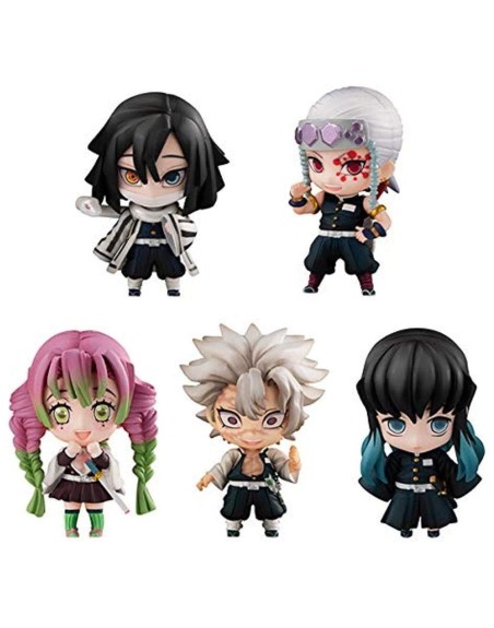 Pack 5 figuras megahouse demon slayer kimetsu no yaiba sailor tanjiro & the hashira set b