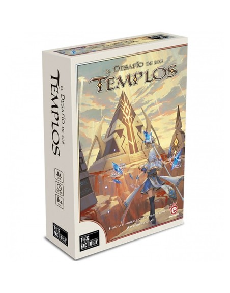 Juego de mesa el desafio de los templos en español