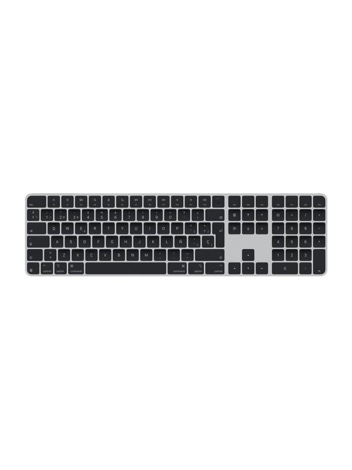 Teclado apple magic keyboard inalambrico touch id + numerico teclas negras Teclado apple magic keyboard inalambrico touch id + numerico teclas negras