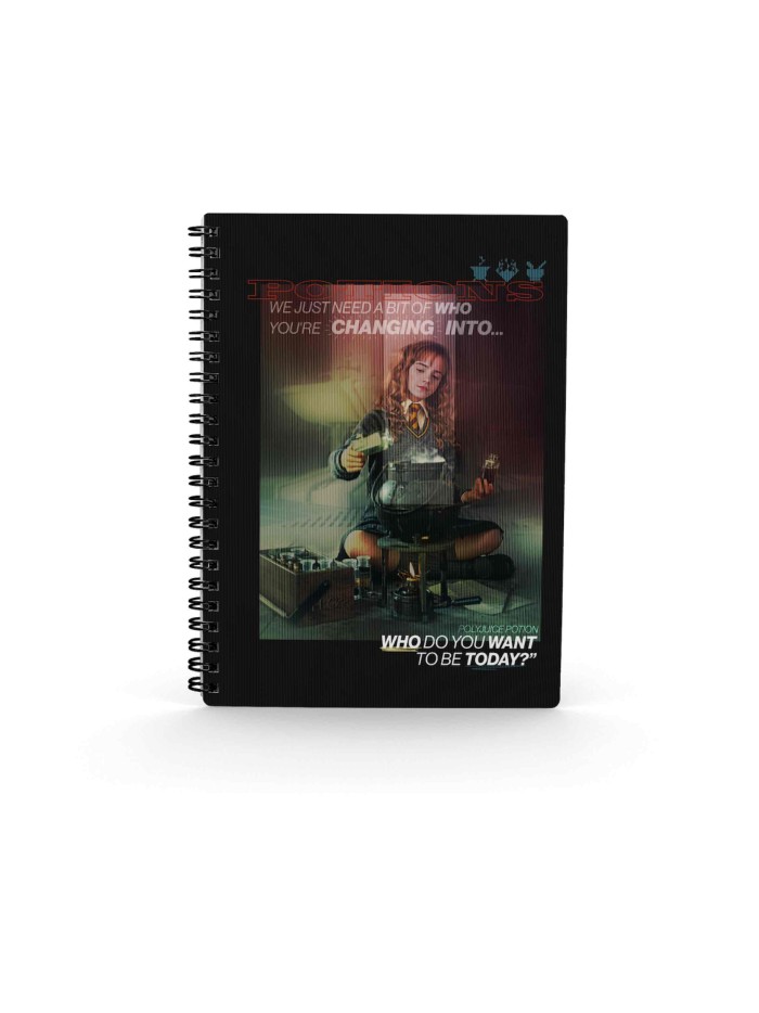 Libreta efecto 3d sd toys harry potter hermione pociones Libreta efecto 3d sd toys harry potter hermione pociones
