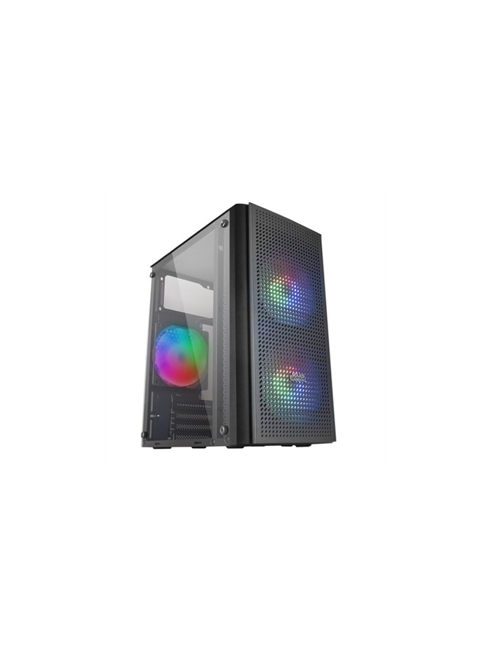 Caja ordenador mars gaming mc300 negro micro atx 1 x usb 3.0 2 x usb 2.0 3 x 120mm frgb Caja ordenador mars gaming mc300 negro micro atx 1 x usb 3.0 2 x usb 2.0 3 x 120mm frgb