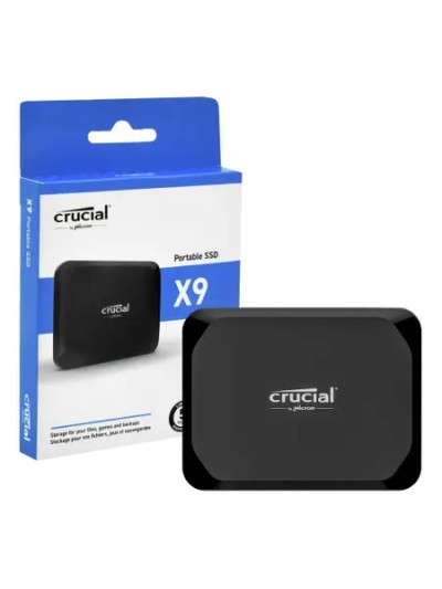 Disco duro externo ssd crucial x9 2tb usb tipo c