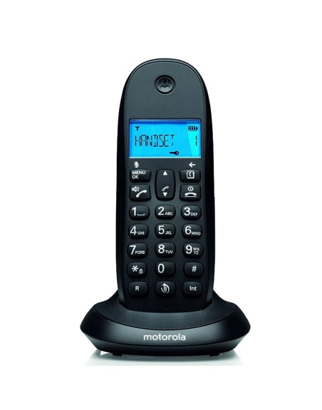 Telefono fijo inalambrico motorola c1001 cb+ negro