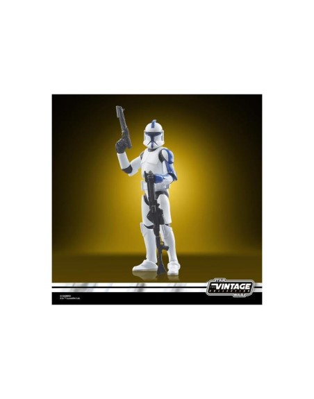 Figura hasbro star wars ahsoka clone trooper lieutenament