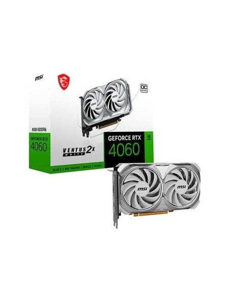 Tarjeta grafica msi rtx 4060 ventus 2x white 8g oc
