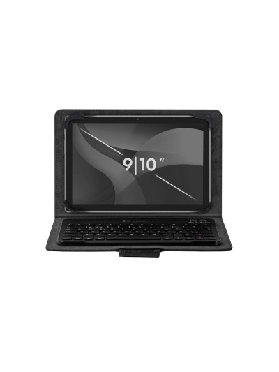 Funda universal phoenix para tablet hasta 10 pulgadas universal teclado bluetooth negra
