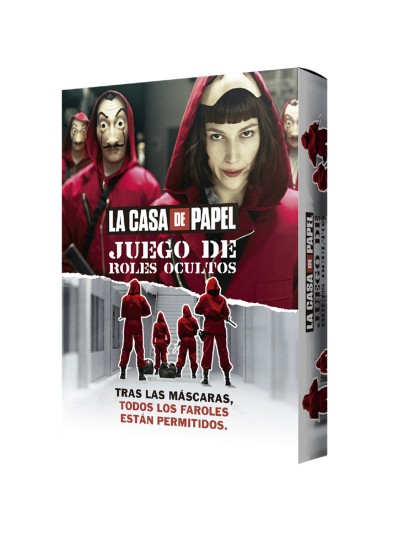 Juego de mesa asmodee la casa de papel: roles ocultos pegi 14