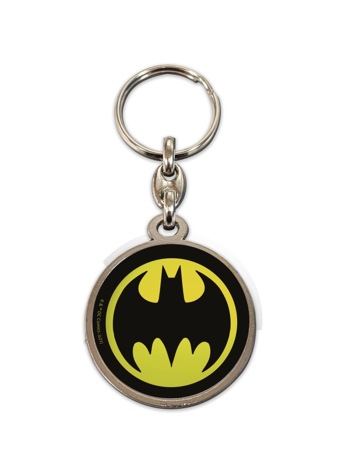 Llavero redondo metal sd toys logo batman universo dc Llavero redondo metal sd toys logo batman universo dc
