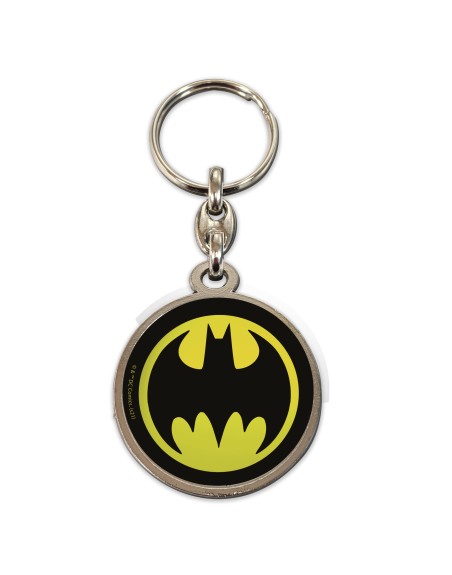 Llavero redondo metal sd toys logo batman universo dc