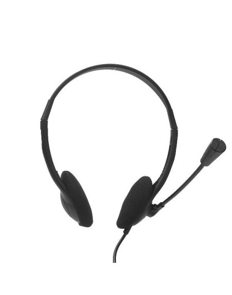 Auriculares nilox microfono control vol negro alambrico conexion usb