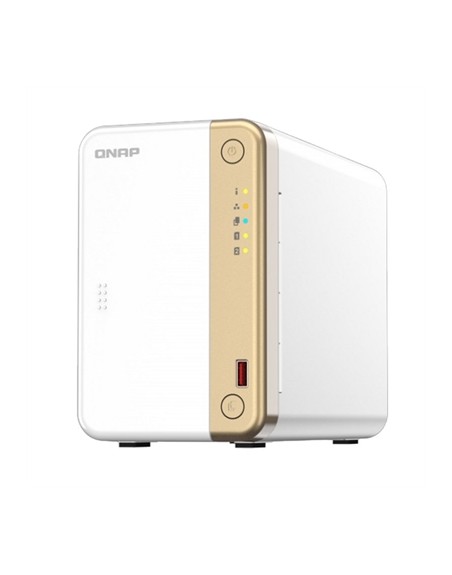 Servidor nas qnap ts - 262 - 4g 2xhdd - bay 1x2.5gbe 4xusb